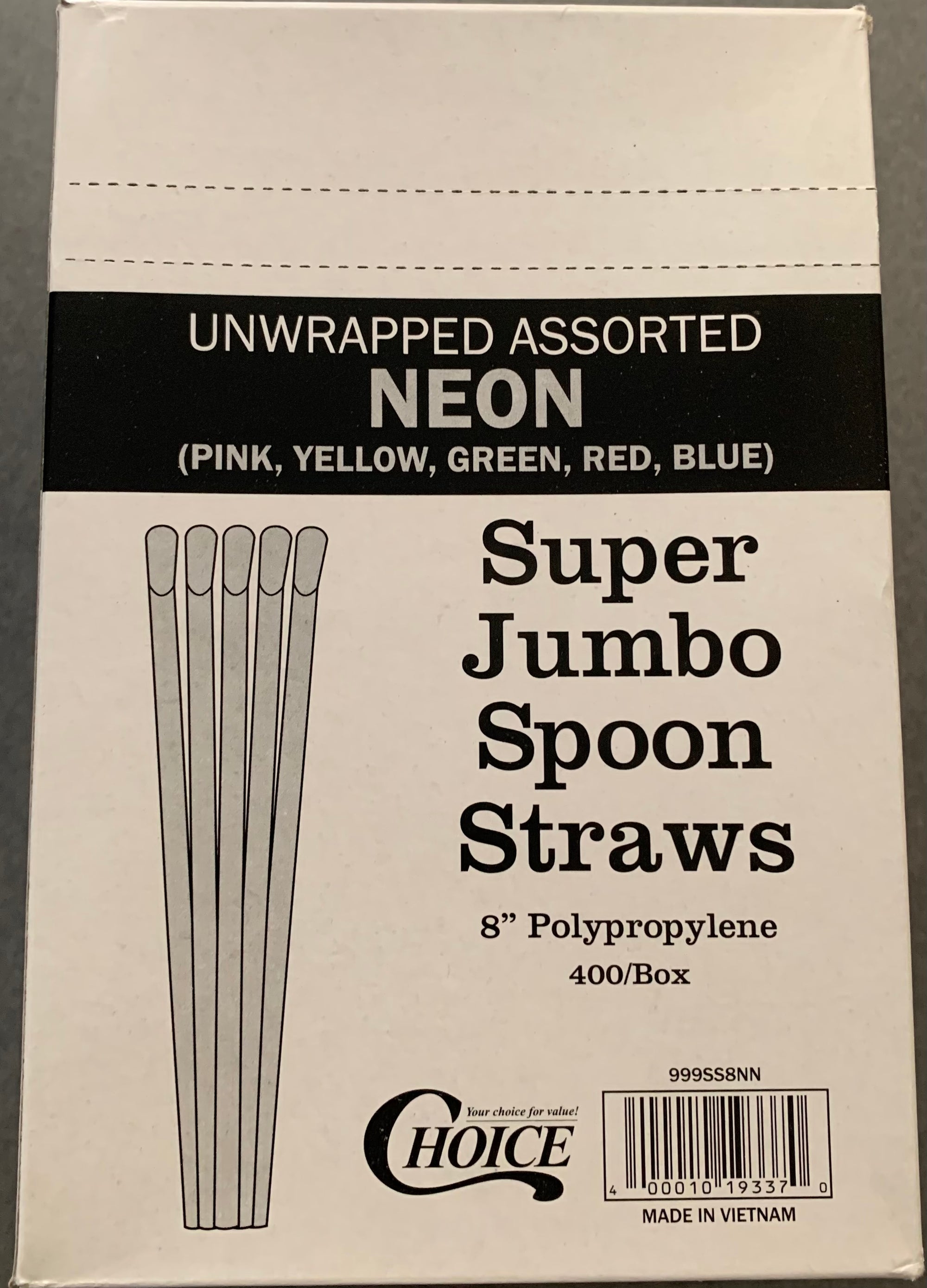Spoon Straws-Neon