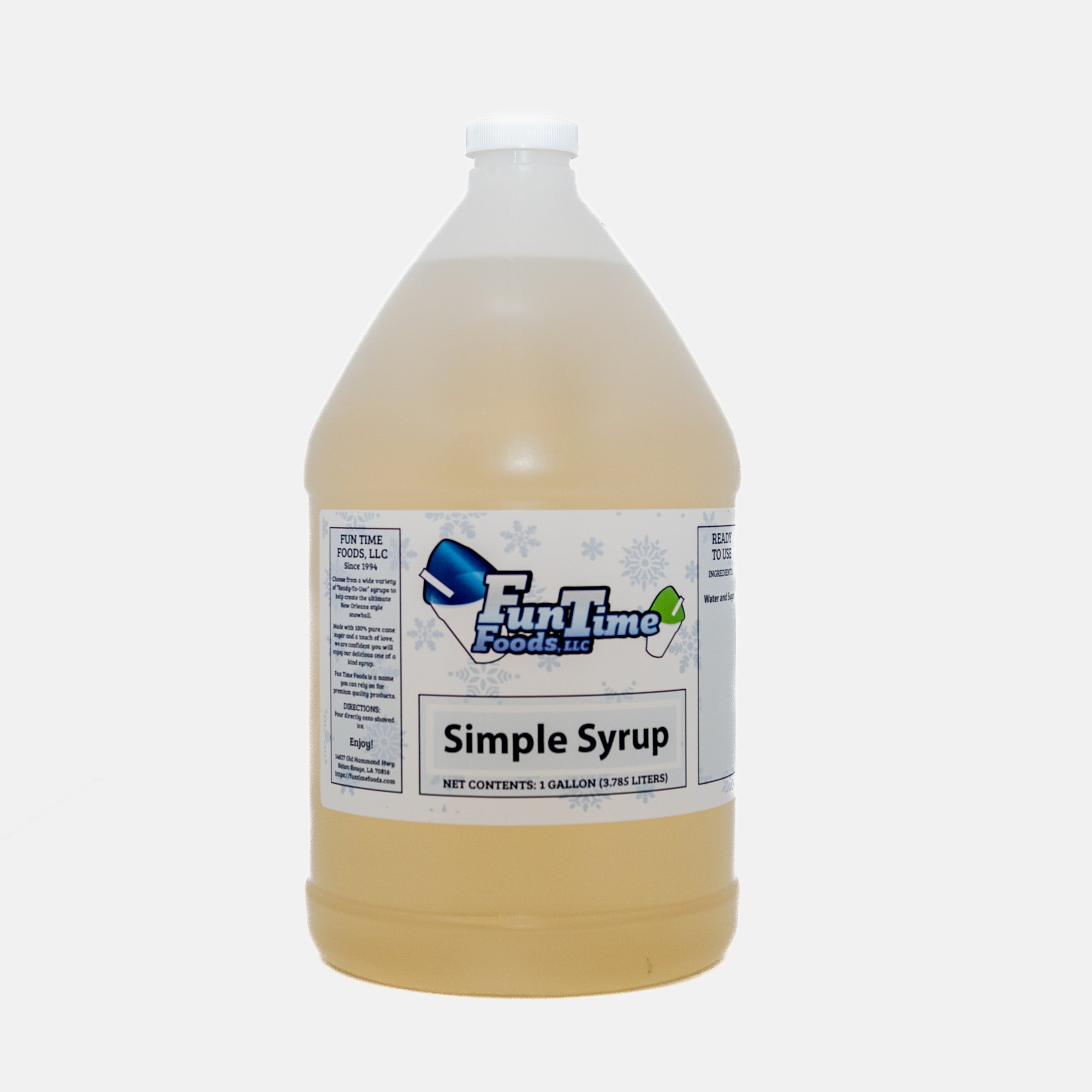 Simple Syrup – Fun Time Foods, LLC