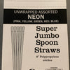 Spoon Straws-Neon